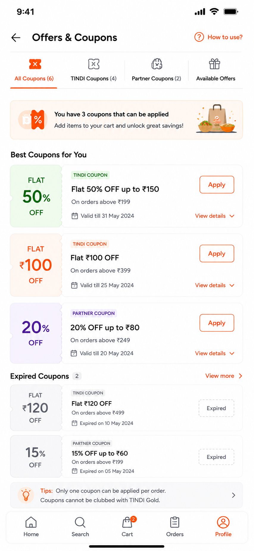 Coupons