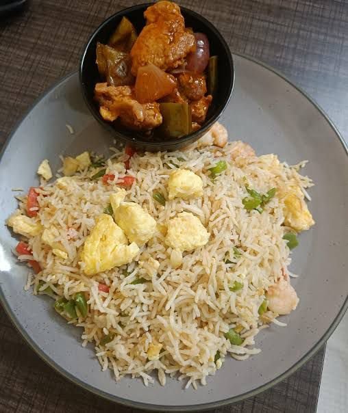 Egg Schezwan Fried Rice