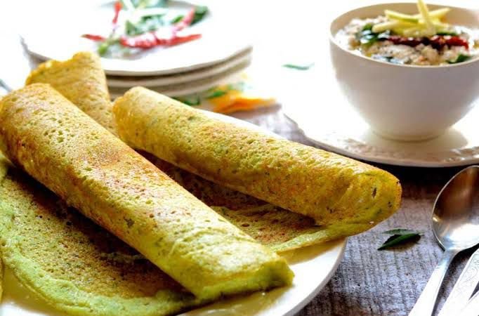 Palak Masala Dosa